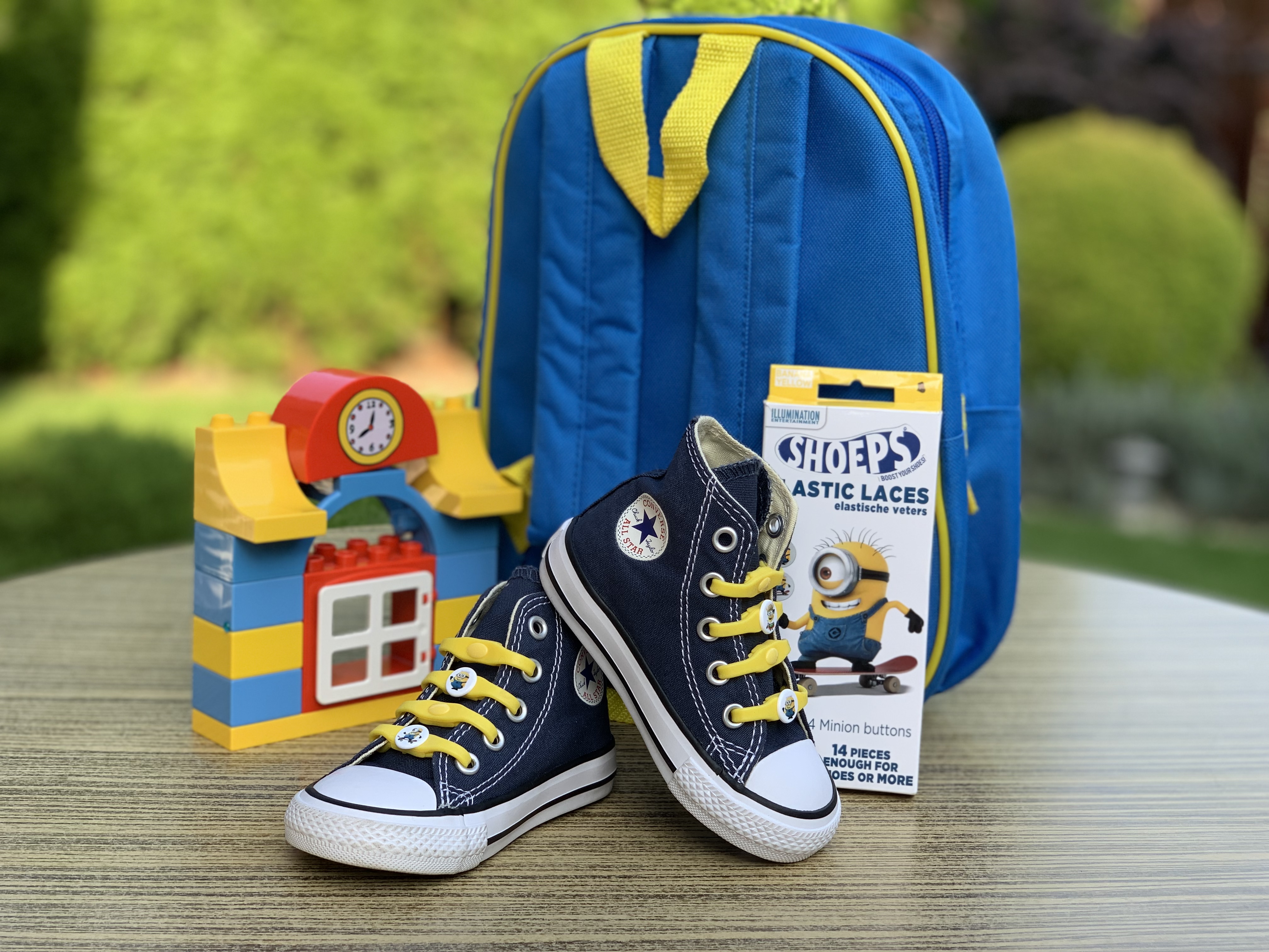 Silikonowe sznurówki z minionkami